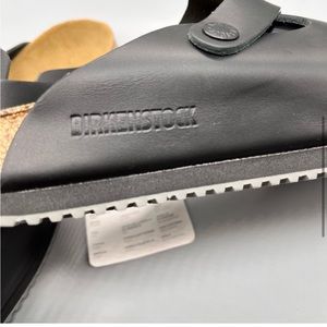 Birkenstock Boston Super Grip Clog Women Size 36/US 5-5.5 Black Leather Shoe NEW